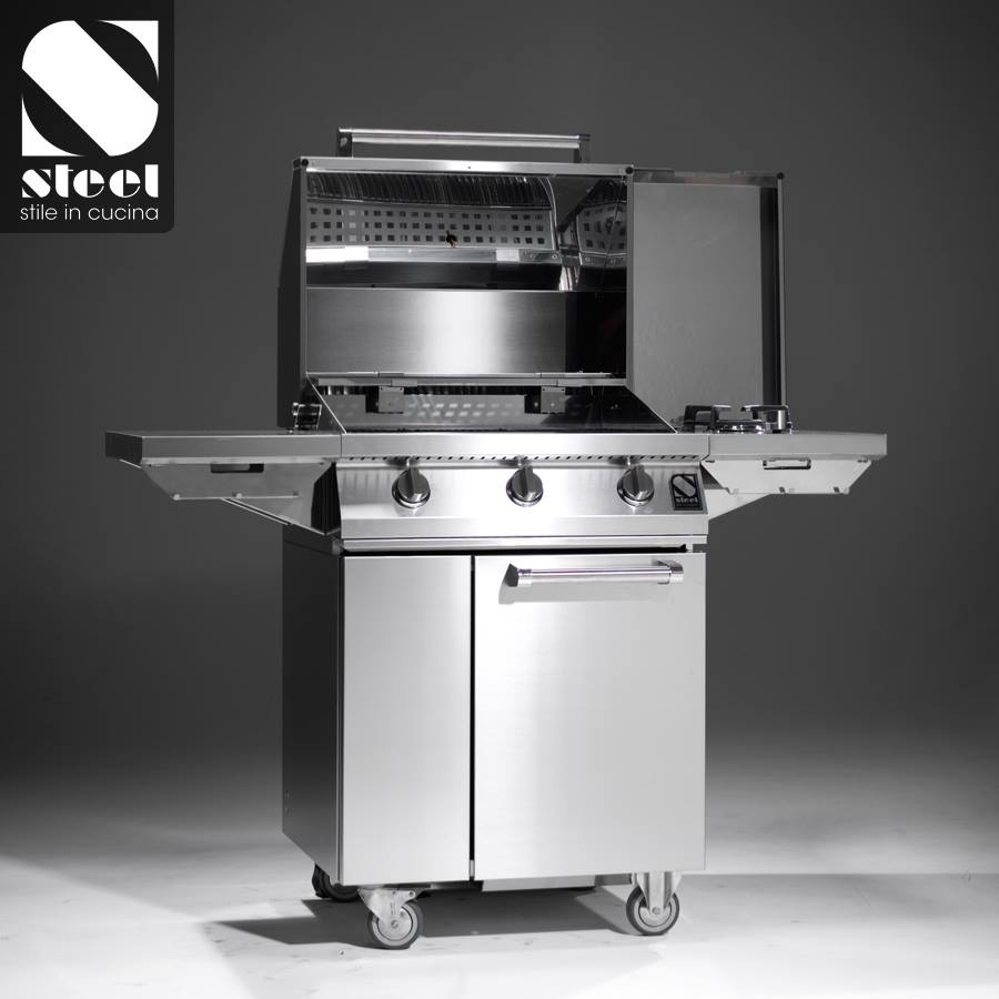 Foto: steel bbq exclusieve outdoor kitchen buitenkeuken 940222