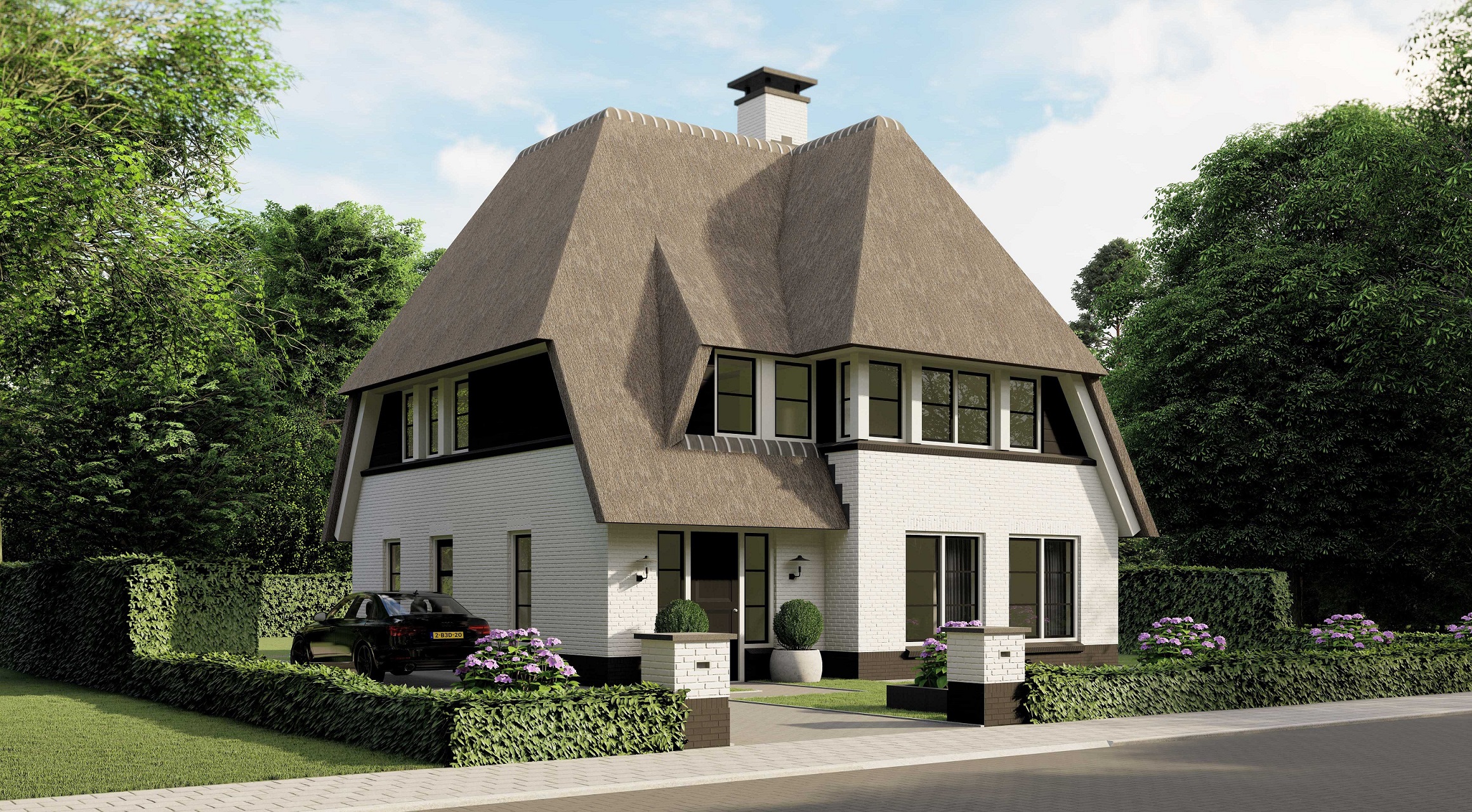 Foto: Huis bouwen  ndash  villatype Boswitje voorgevel  ndash  Architectuurwonen