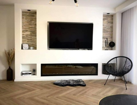Foto : COREtec® vloeren in woonkamer van nieuwbouw woning in Rotterdam