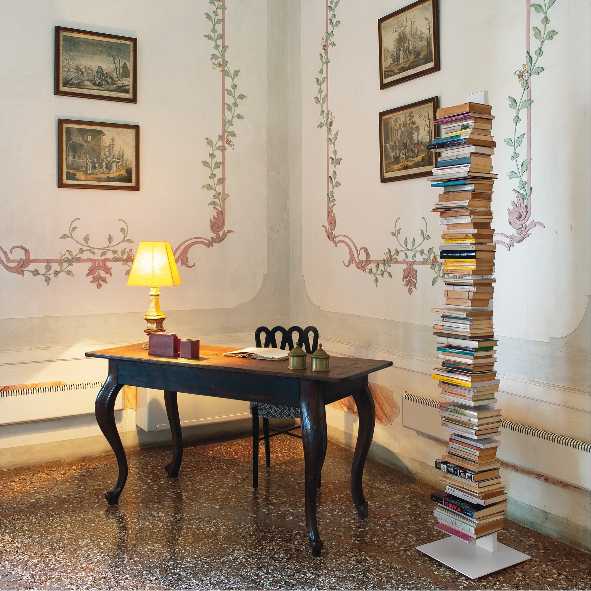 Foto: bbb italia sapiens high 202cm boekenstandaard