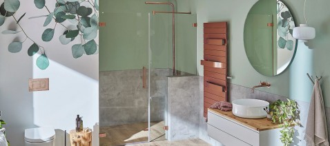 Foto : Kermi Profiel- en Beslagkleuren – Personaliseer je Douche tot in Detail