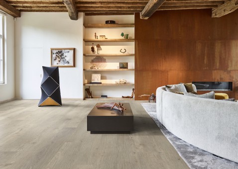 Foto : COREtec® Floors heeft op de VT Wonen & Designbeurs een samenwerking met Detremmerie en Eijfinger