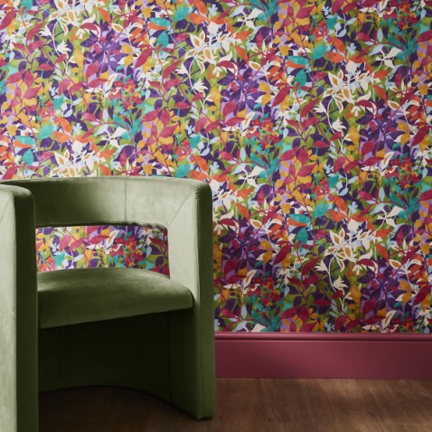Foto : Fleurige, kleurige muren