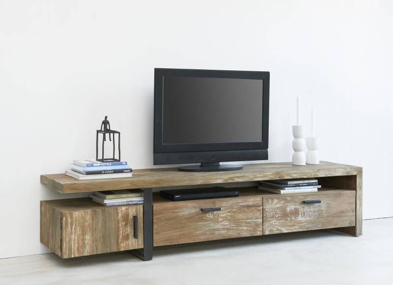 Foto: Tv-meubel-steigerhout