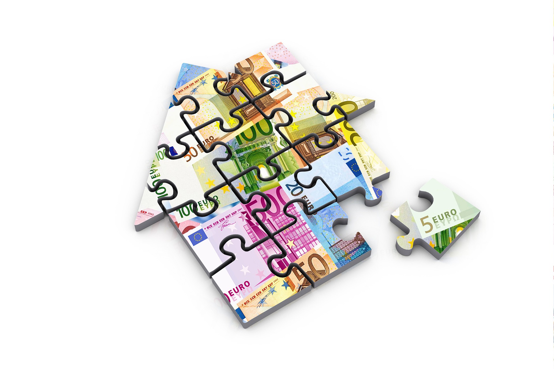 Foto: huis-hypotheek-puzzel