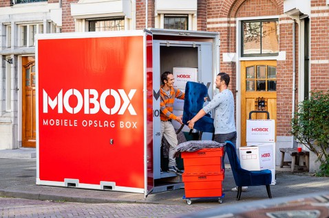 Foto : MOBOX: de opslagbox die naar je toekomt