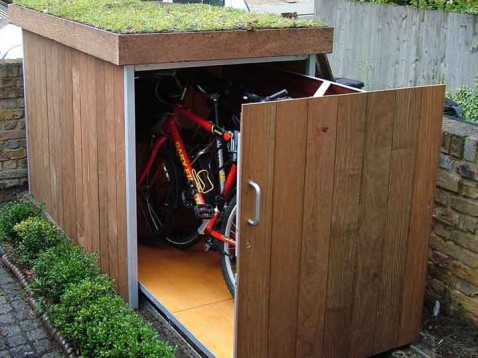 Foto : 10x de leukste fietsenstalling voor jouw tuin
