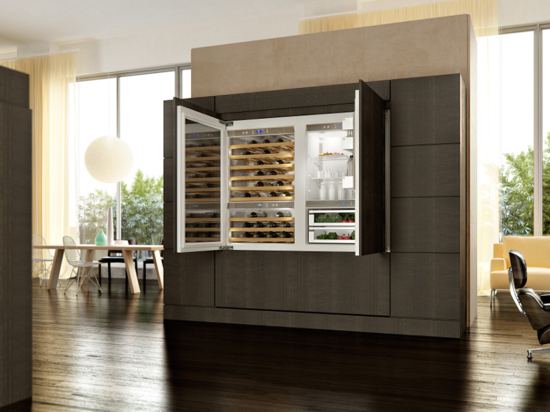 Foto: KitchenAid-Vertigo-koelkast-wijnkoeler