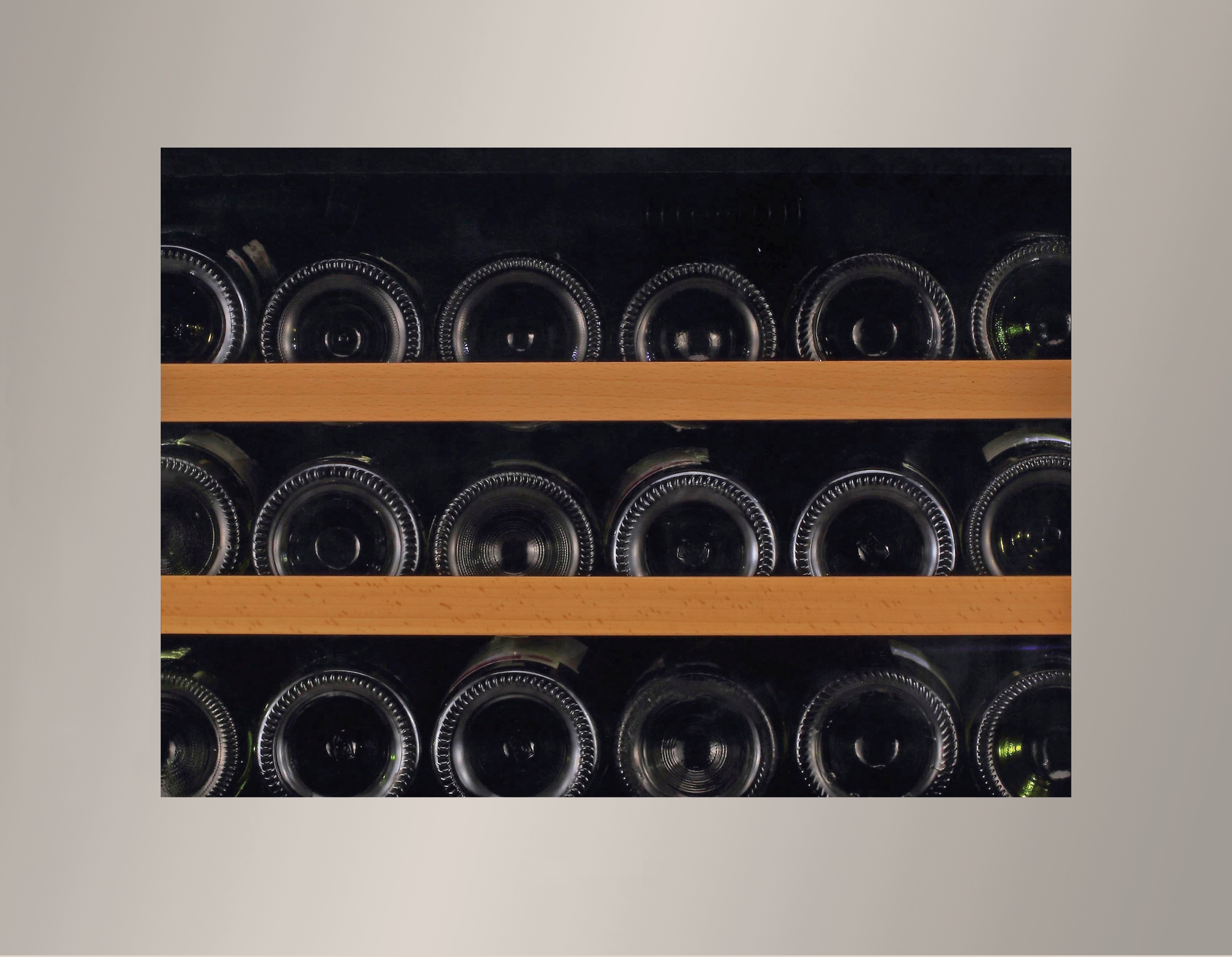 Foto: Greeploos push to open Wijnkoeling Keuken Pando PVMAVP 45 18XR RVS Vinologics onderbouw RVS
