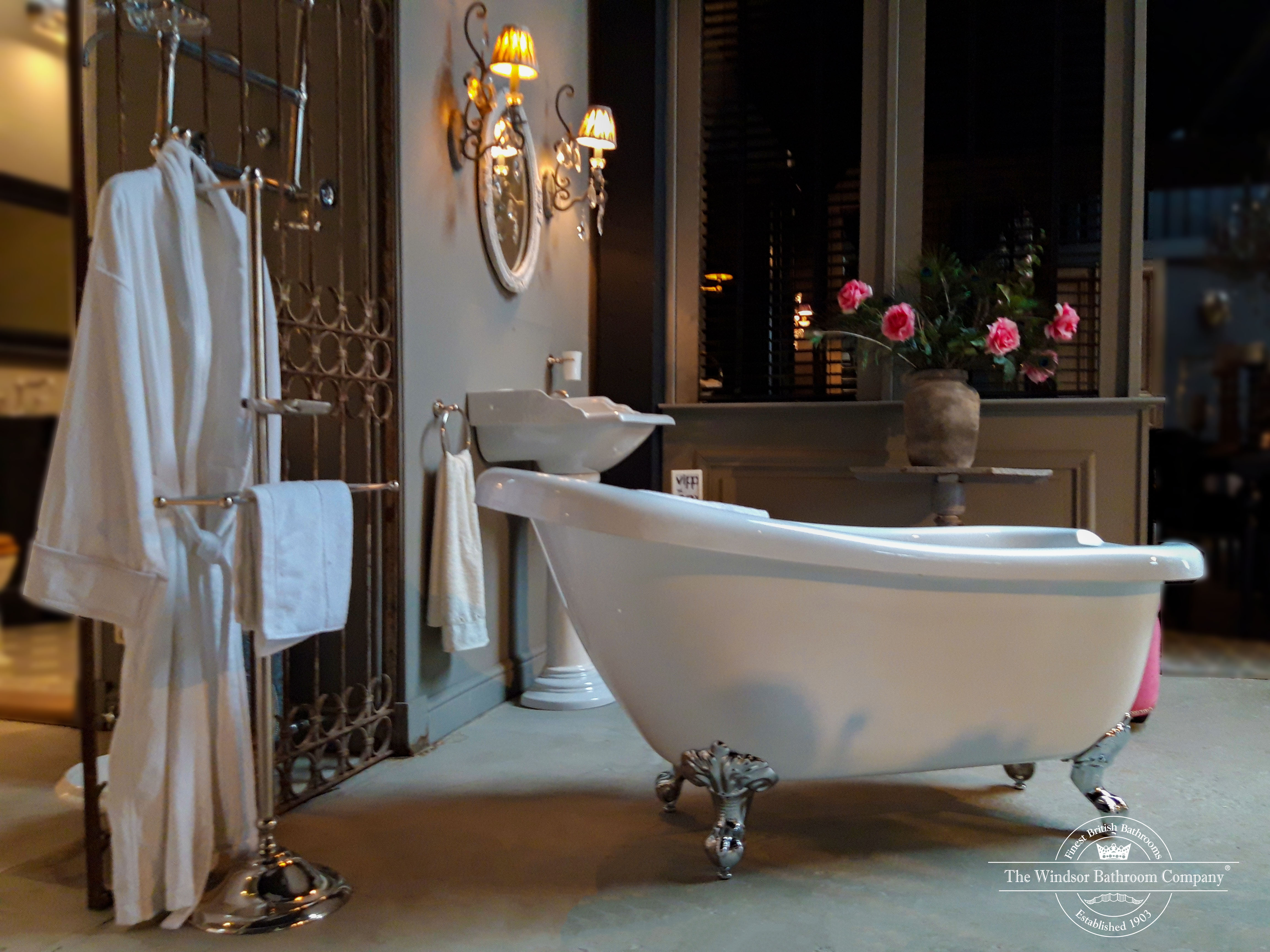 Foto: badkamers klassieke landelijke engelse stijl