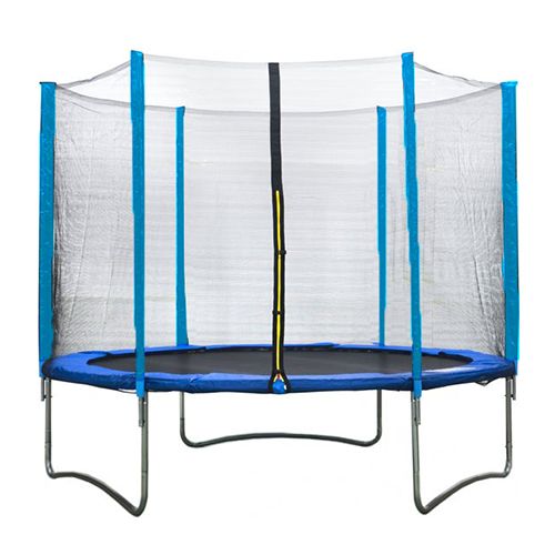 Foto: trampoline met veiligheidsnet