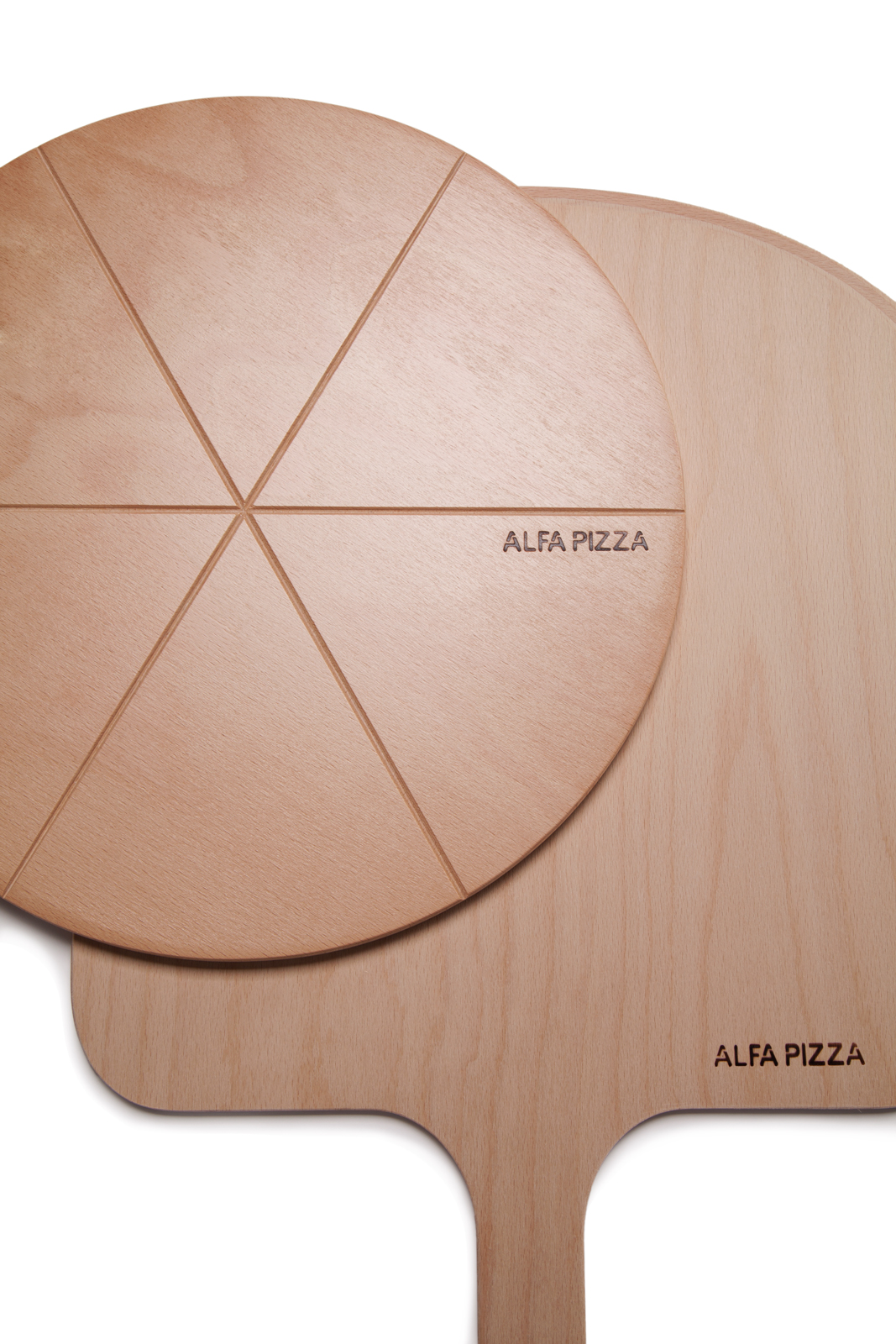 Foto: paletta legno pizza composizione