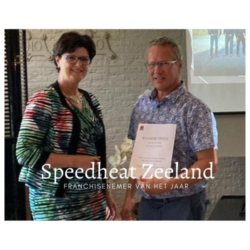 Foto: Speedheat Zeeland franchisenemer van het jaar 2021
