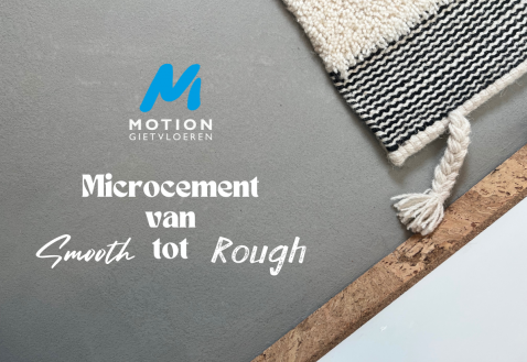 Foto : Microcement is er voor woonkamer, keuken en mudroom