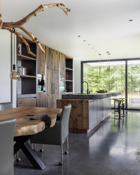 Foto : Unieke Keuken van Wagondelen met Karakter en Ambacht