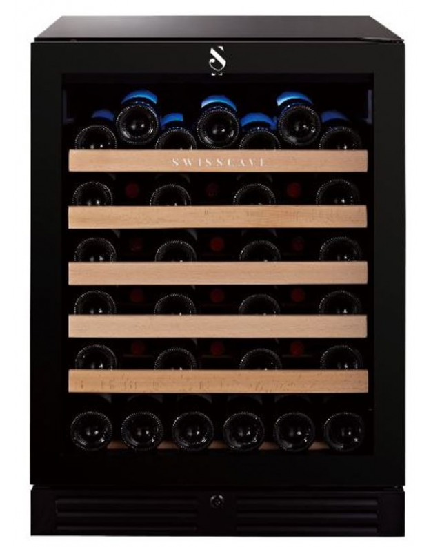 Foto: Wonennl swisscave wijnklimaatkast 60cm onderbouw vrijstaand WL155F een klimaatzone wijnkoelkast 625x794