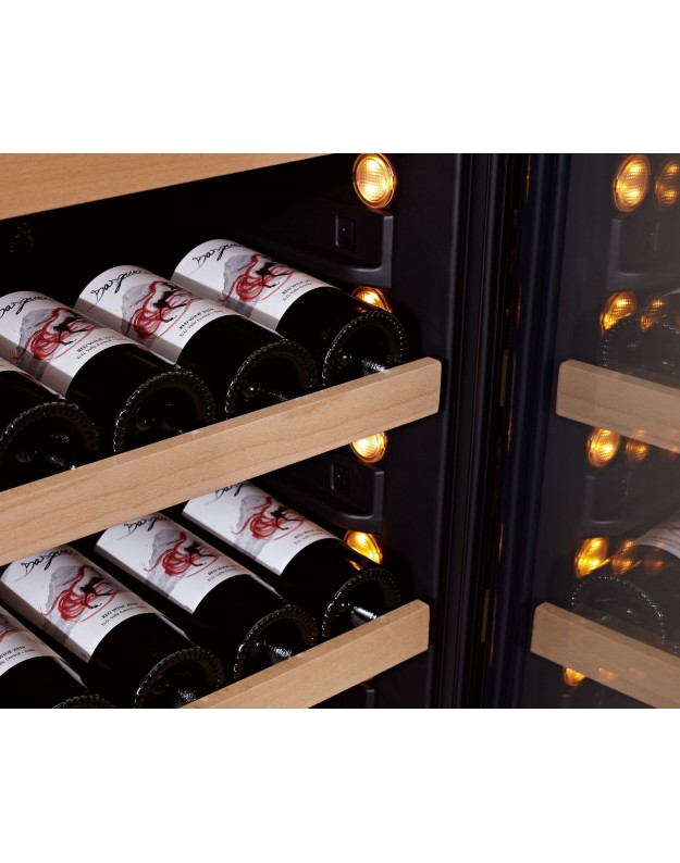 Foto: Wonennl wijnklimaatkast swisscave wlb 360f wijnbewaarkast rode LED 625x794