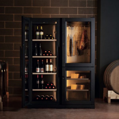 Foto : Stijlvolle koeling voor wijn, kaas en vlees