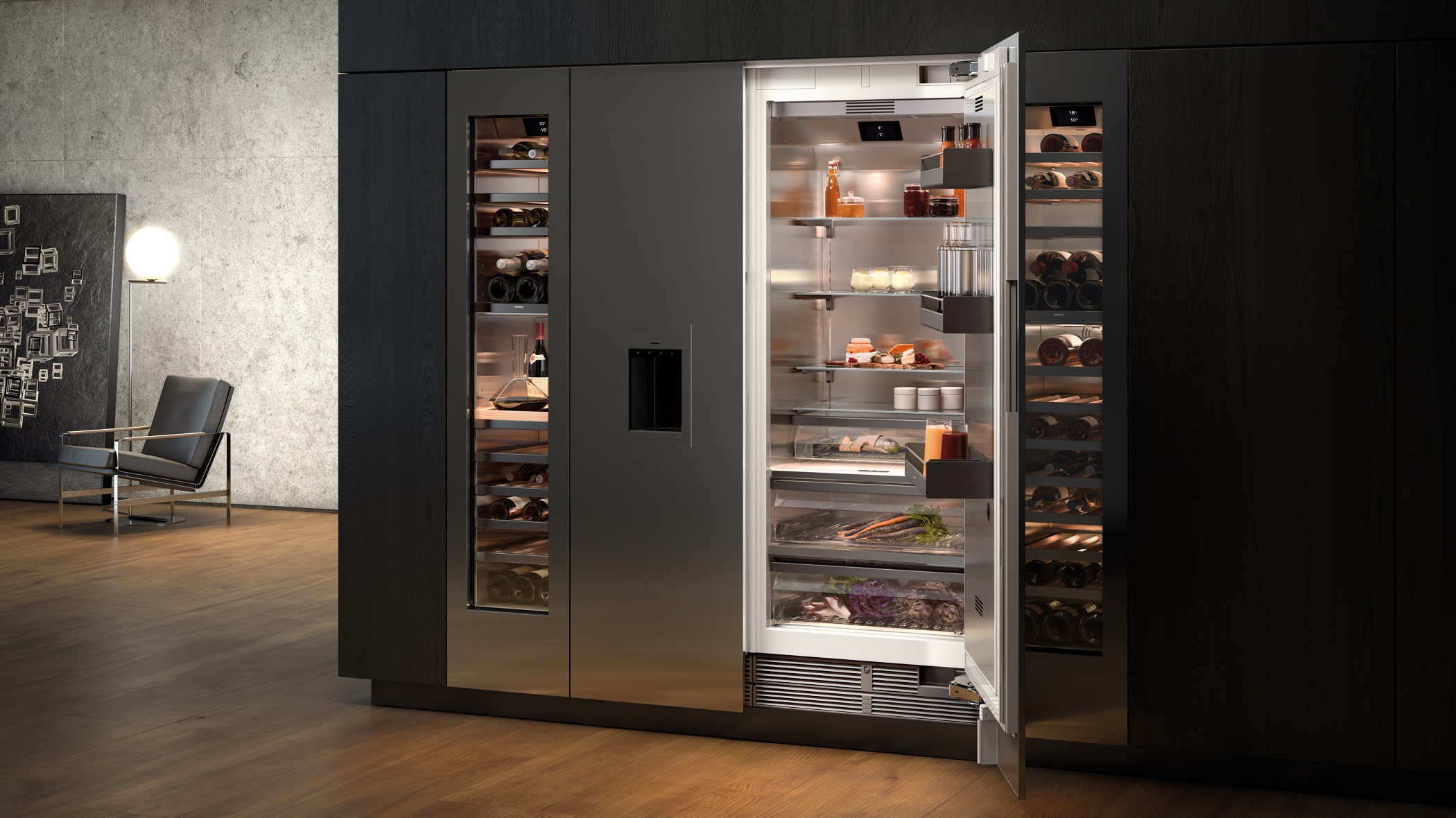 Foto: MCIM02591722 combination 1 vario wine climate cabinets 400 series refrigerator freezer 1
