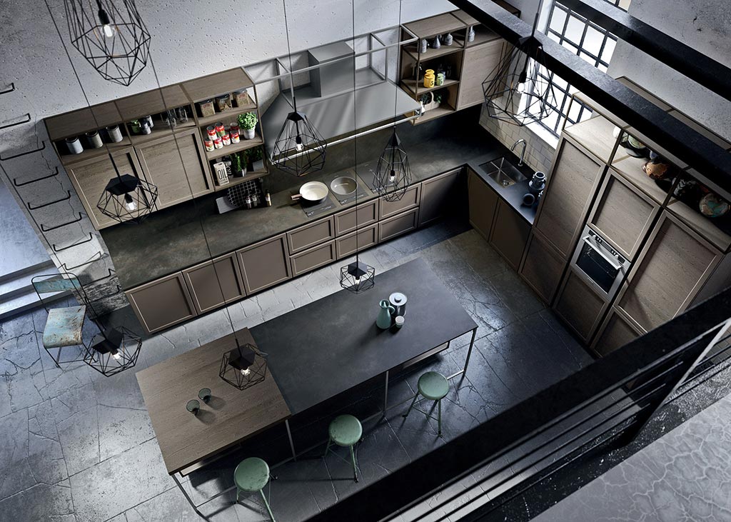 Foto: Italiaanse design keuken cucine moderne frame snaidero Tieleman Keukens 4