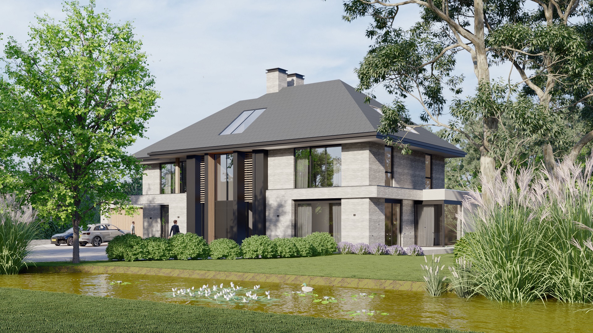 Foto: Moderne villa bouwen   Impressie Villa in Zuid Holland   Lichtenberg Exclusieve Villabouw  1 