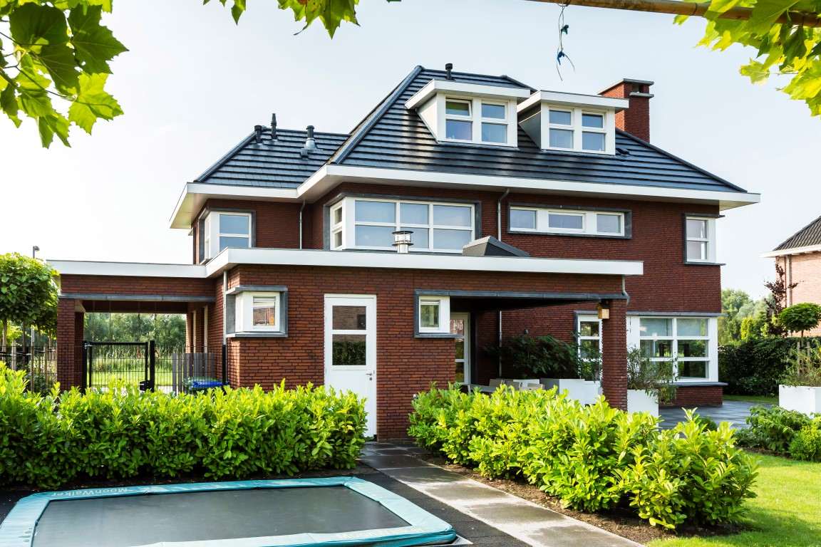 Foto: Villa bouwen   Achtergevel van stadsvilla te Rotterdam   Lichtenberg Exclusieve Villabouw