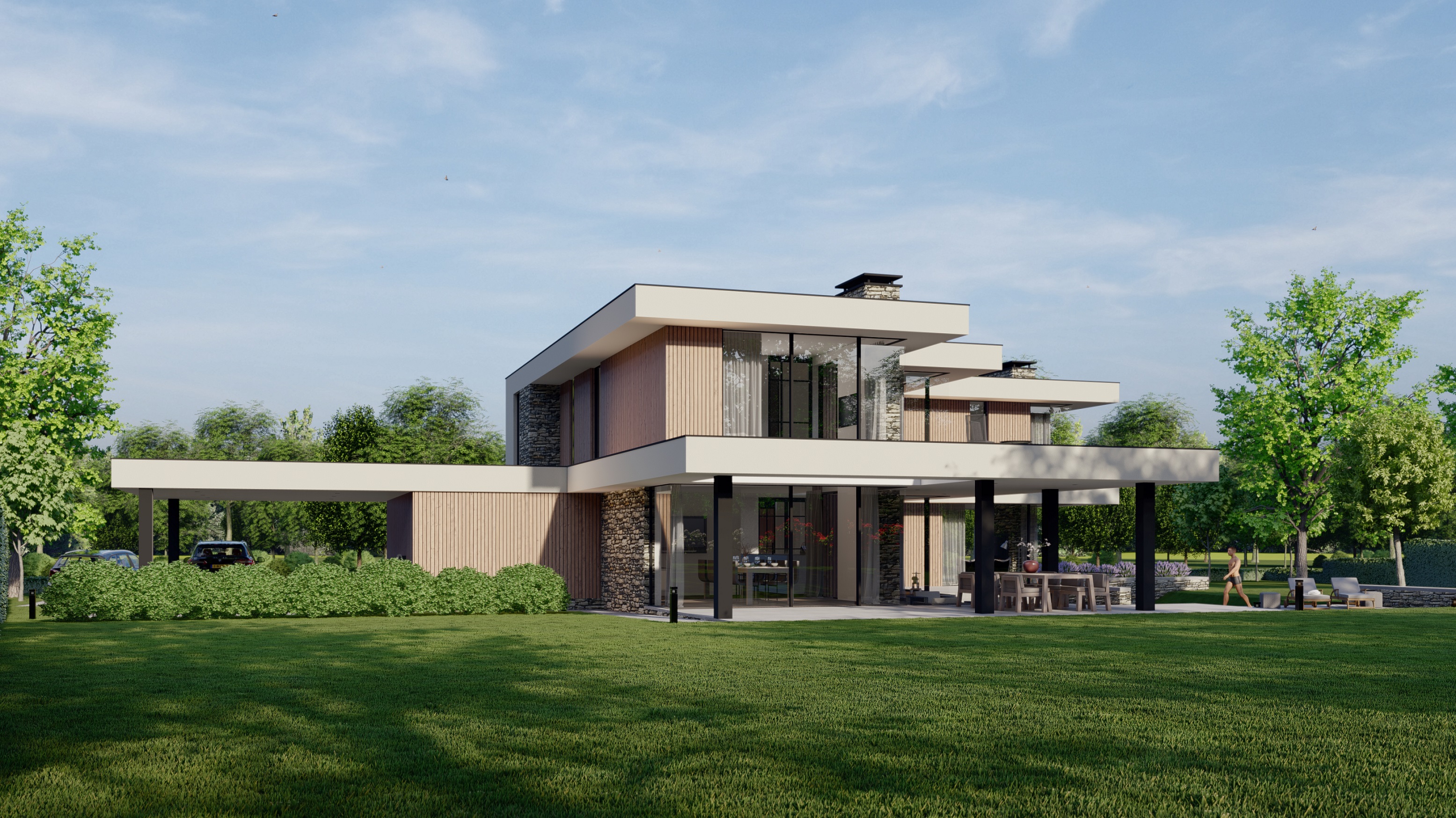 Foto: Villa bouwen   Strakke moderne villa nabij Arnhem   Lichtenberg Exclusieve Villabouw  2 