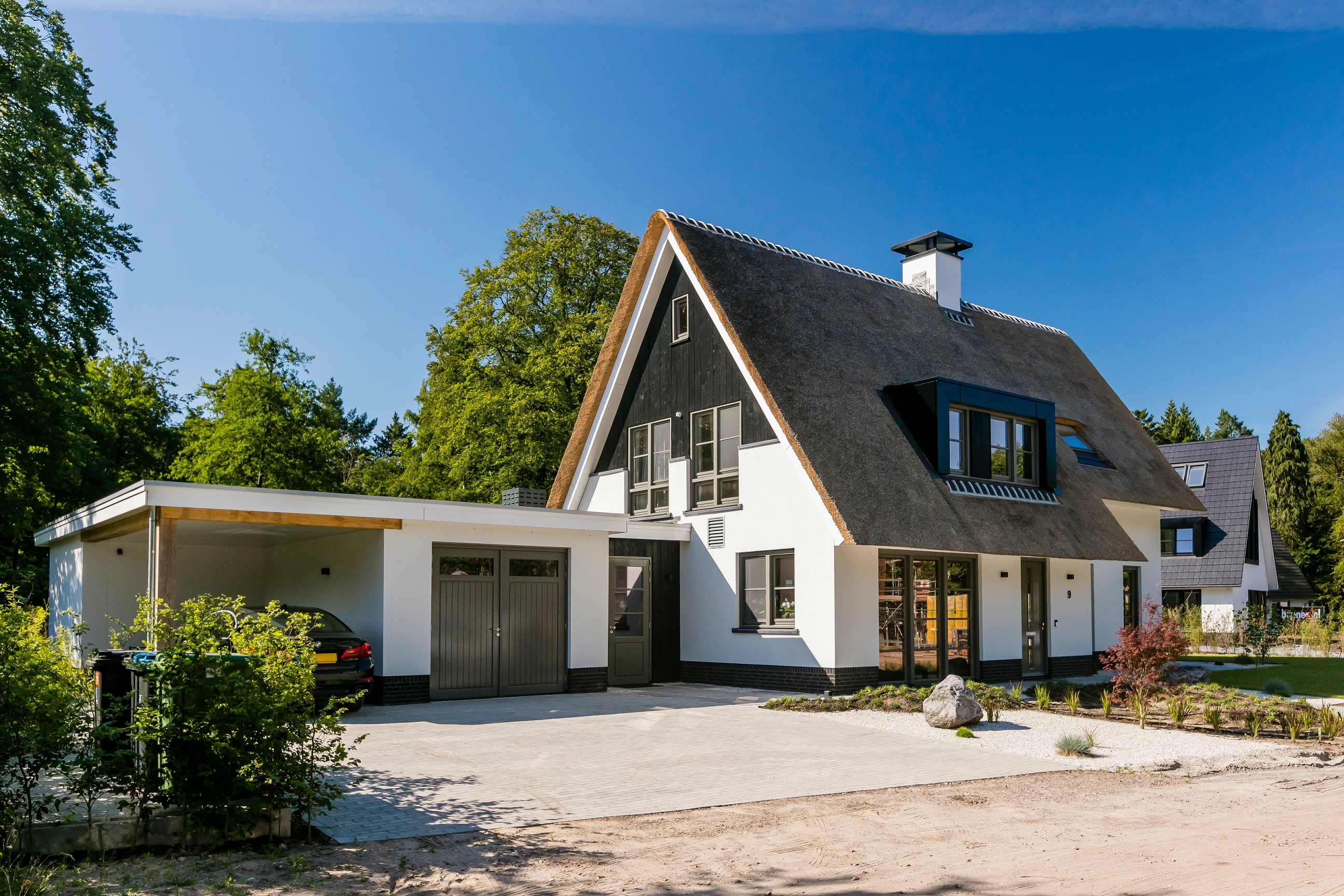 Foto: Villa bouwen   Rietgedekte villa te Doorn   Lichtenberg Exclusieve Villabouw  3 