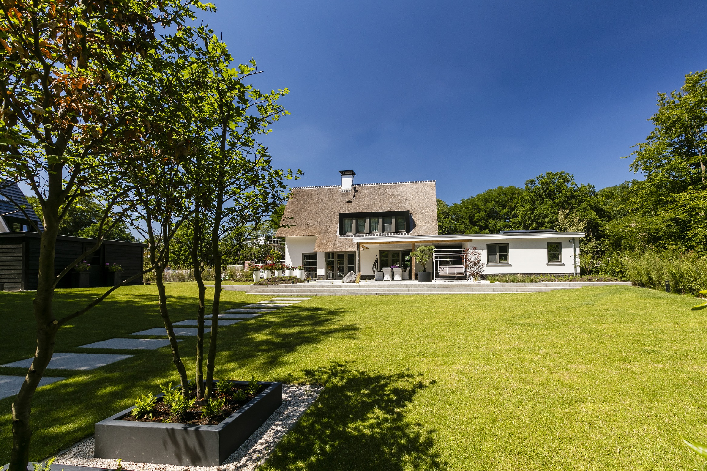 Foto: Villa bouwen   Rietgedekte villa te Doorn   Lichtenberg Exclusieve Villabouw  4 