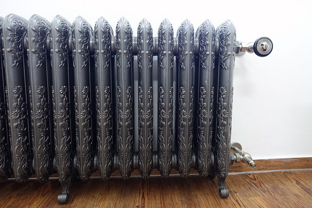 Foto: Sunflower gietijzeren radiator van Laurens
