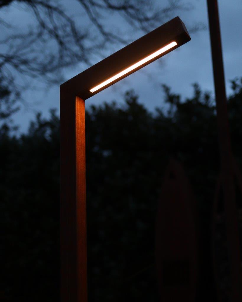 Foto: Zeno Lamppost Lantaarnpaal corten Pollerleuchte outdoor design light  10 