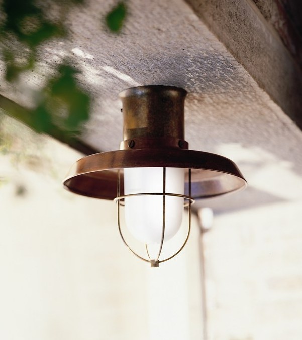 Foto: plafondlamp koper il fanale