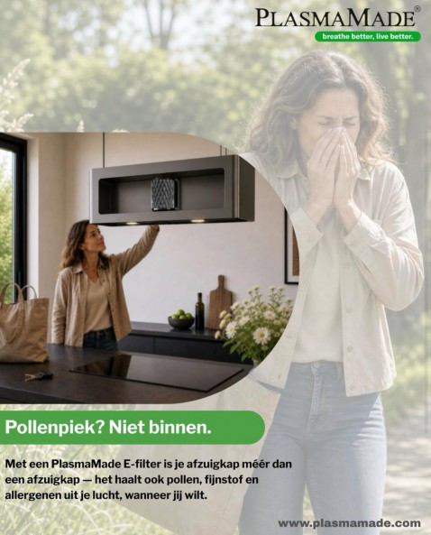 Foto : Pollenvrij ademen begint thuis