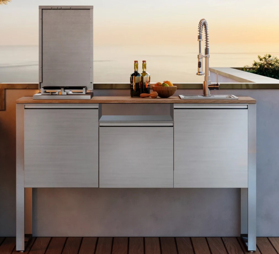 Foto: buitenkeuken droomkeuken wonen nl gea steel