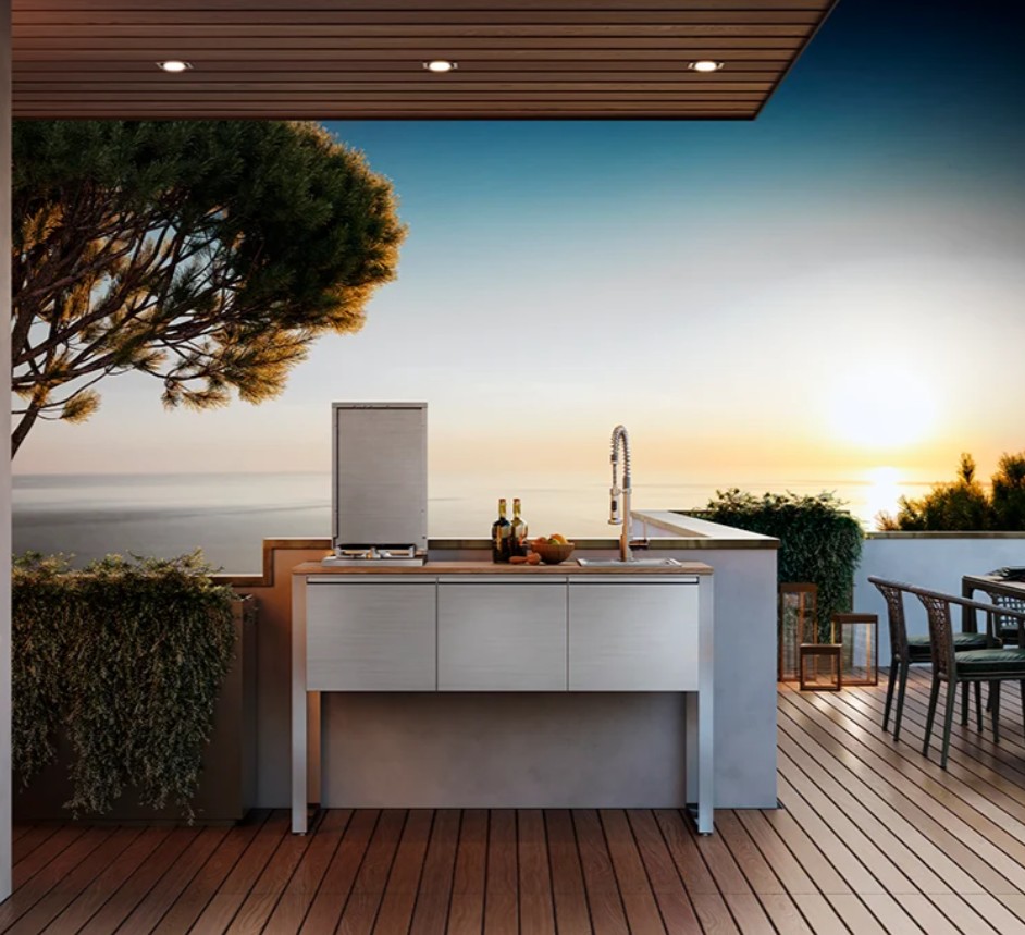 Foto: steel buitenkeukens wonen nl cuisine