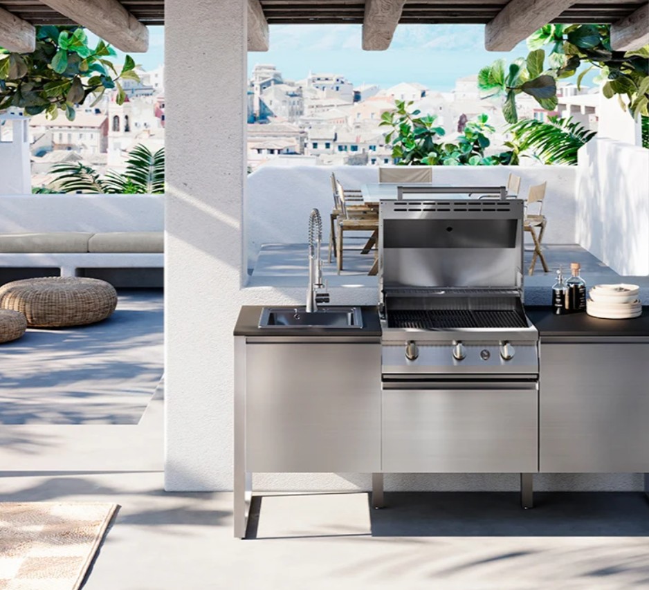 Foto: steel wonen nl buitenkeukens keukens