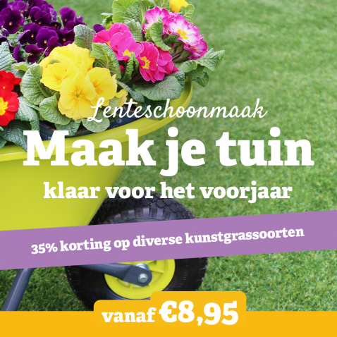 Foto : Lenteklaar met Kunstgras: Maak je tuin klaar voor het voorjaar!