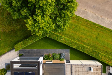 Foto : Kunstgras in de openbare ruimte