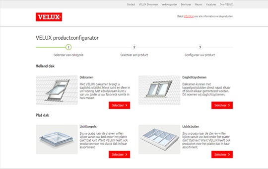 Foto: Wonennl velux productconfigurator