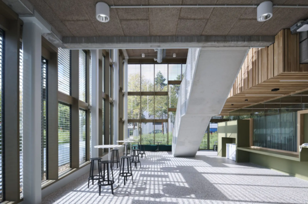 Foto : MC55-vliesgevel van Aliplast: slank, snel en slim geplaatst