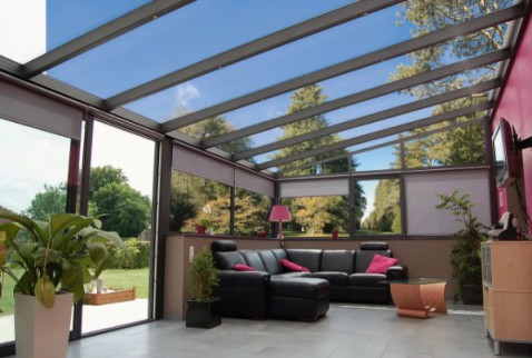 Foto : Aliplast VR5000+ – Sterk verandasysteem voor grote overspanningen