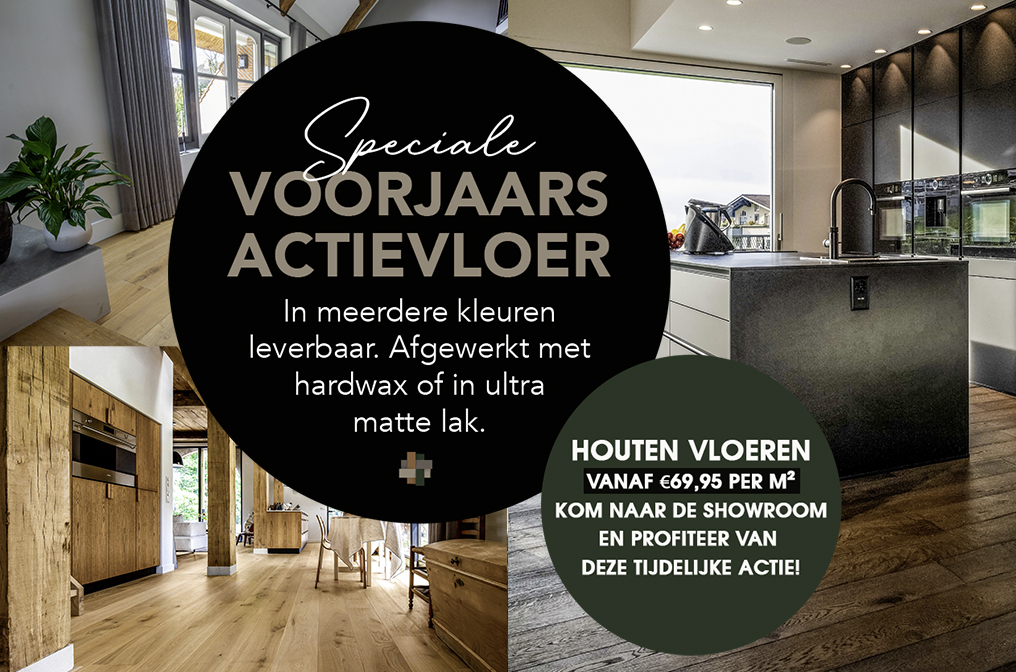 Foto: speciale actie houten vloer
