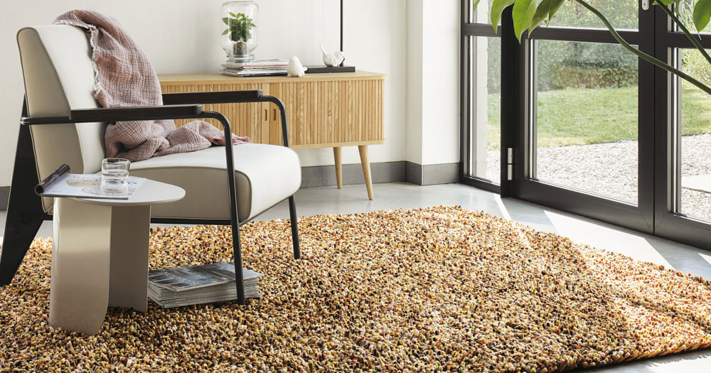 Foto: Brink en Campman wollen hoogpolig vloerkleed