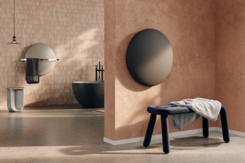 Foto : MAAN: Designradiator met Sculpturale Uitstraling