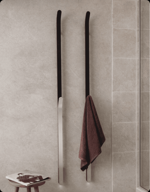 Foto : Elektrische handdoekwarmers JAY en ARC: luxe spa-gevoel in je eigen badkamer