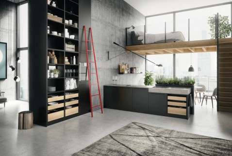 Foto : Open keukens van SieMatic: luxe design dat naadloos overloopt in de woonruimte
