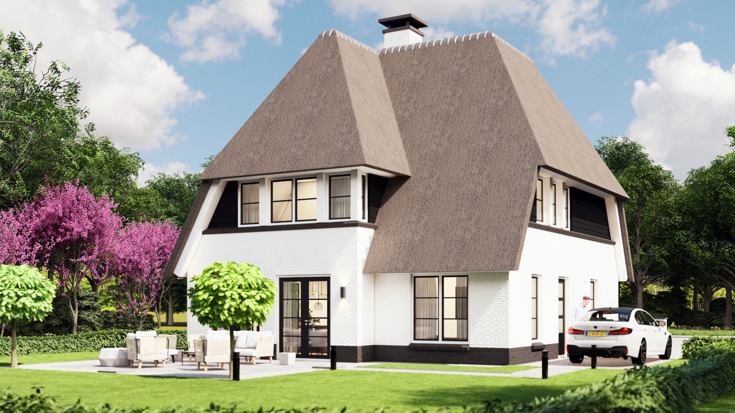 Foto: Villatype Boswitje Architectuurwonen achtergevel