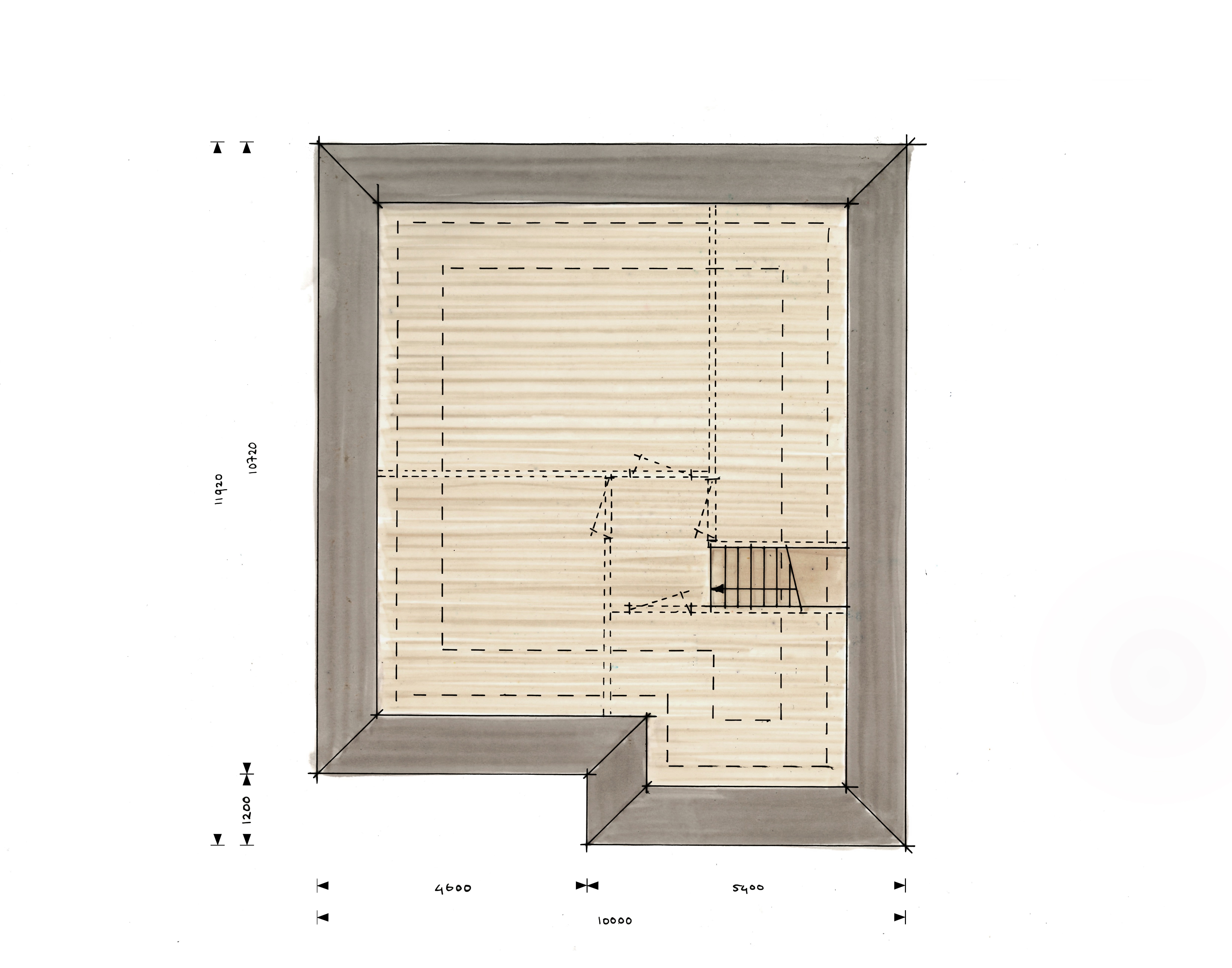 Foto: Huis bouwen  ndash  villatype Kolibrie plattegrond zolder   Architectuurwonen