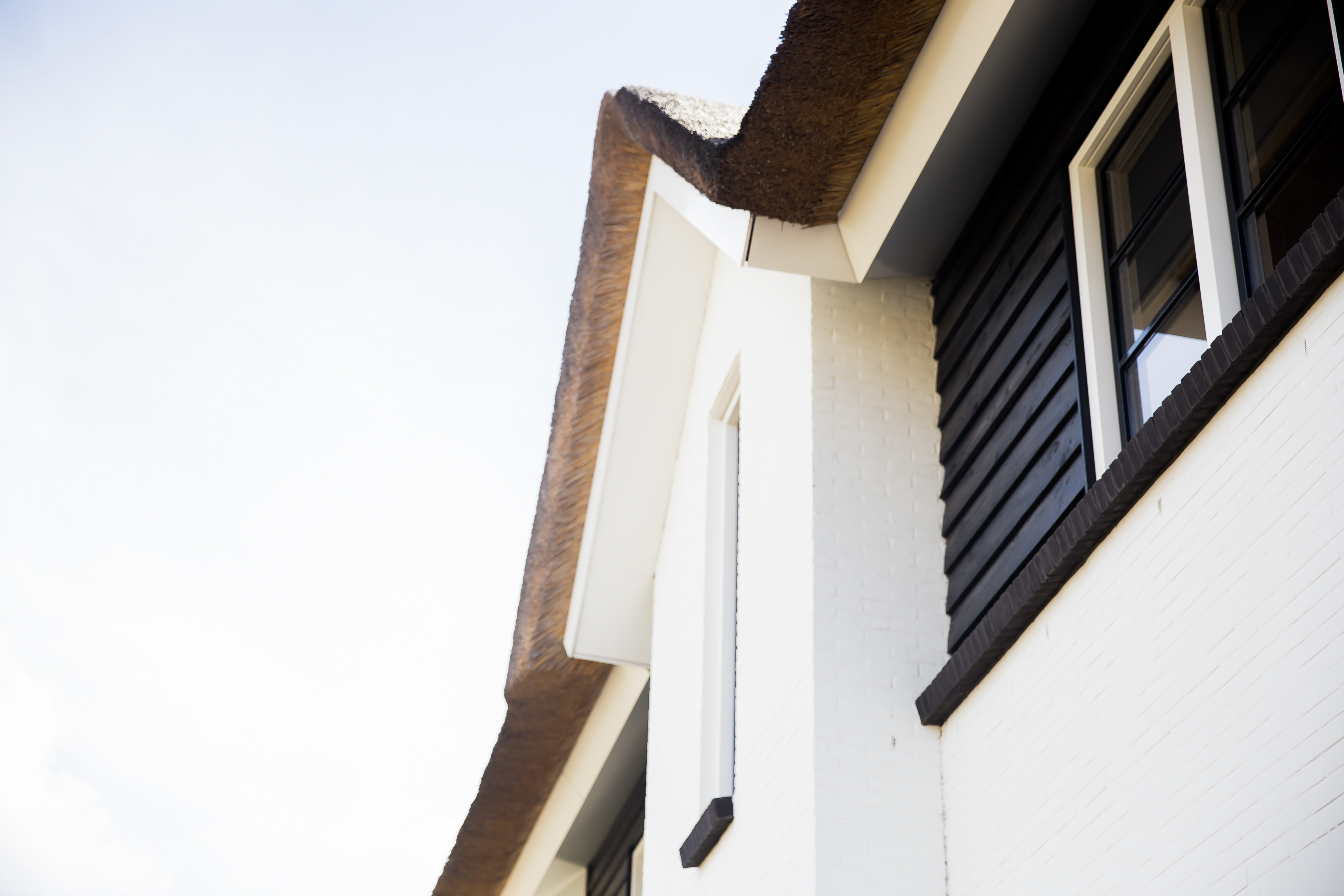 Foto: Topgevel rietgedekte villa bouwen villatype Nachtpauwoog Architectuurwonen  3 