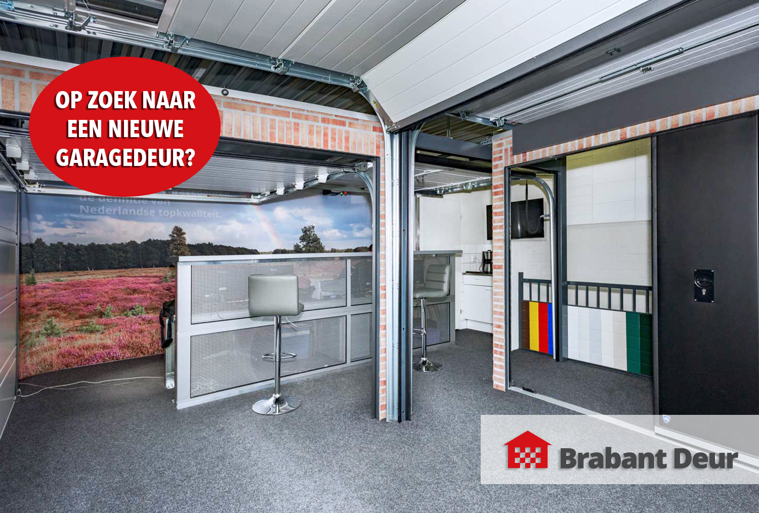 Foto: Garagedeur showroom BrabantDeur